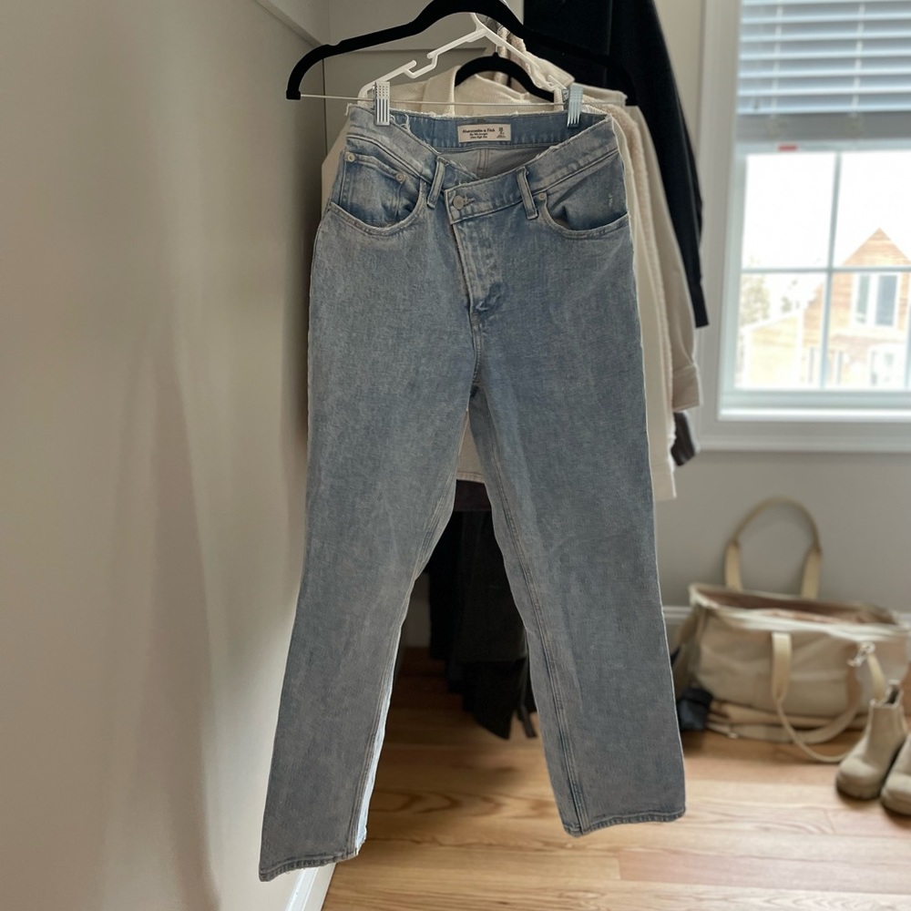 Abercrombie zig zag jeans size 26 petite